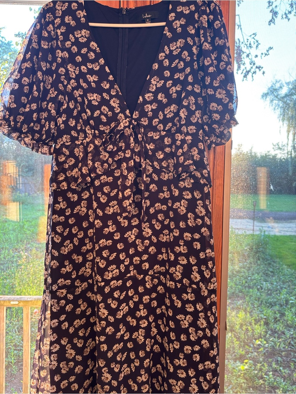 Lulu's Maxi Dress with Floral Print